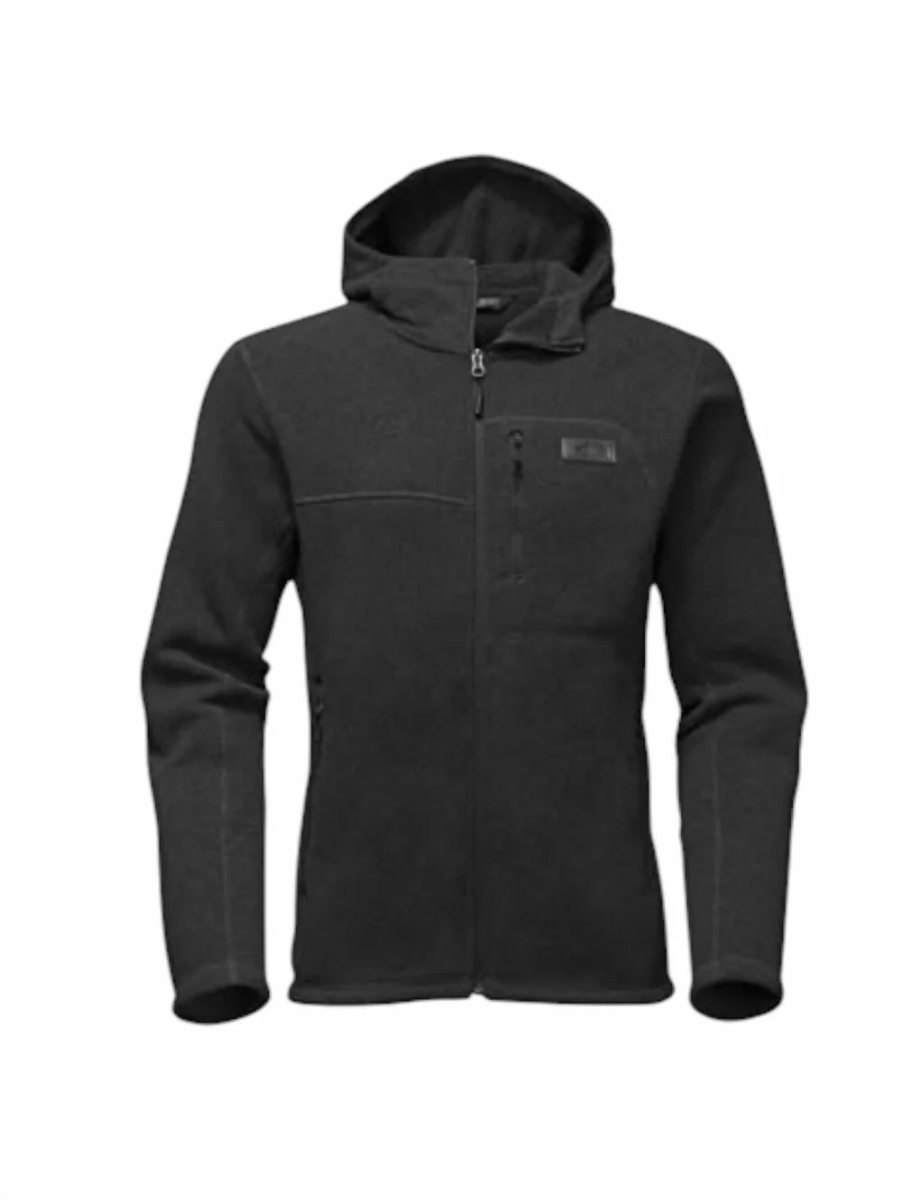 The North Face – Fleece Jacket – Gordon Lyons Hooded Full Zip – Black – Sz. M